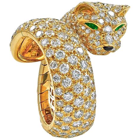 cartier serpent ring|cartier jaguar ring diamonds.